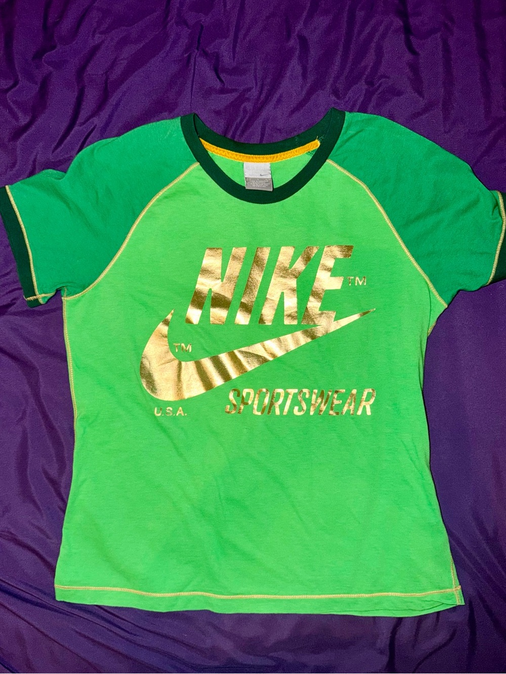 Vintage Retro Nike Baby Tee
